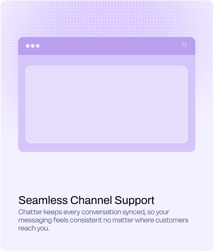 Seamless Channel Support