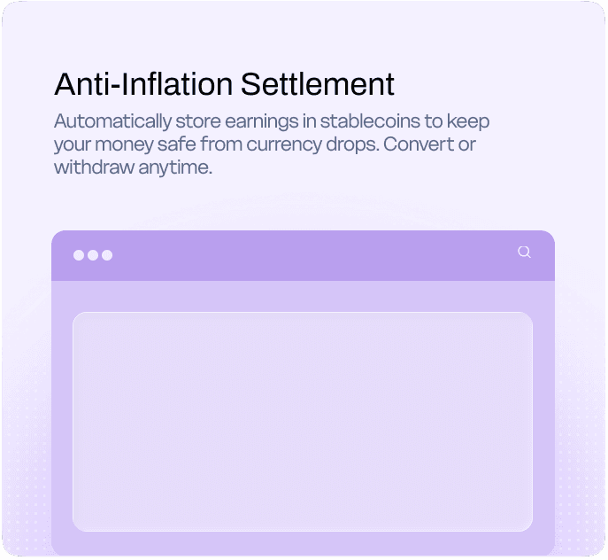 Anti-Inflation Settlement