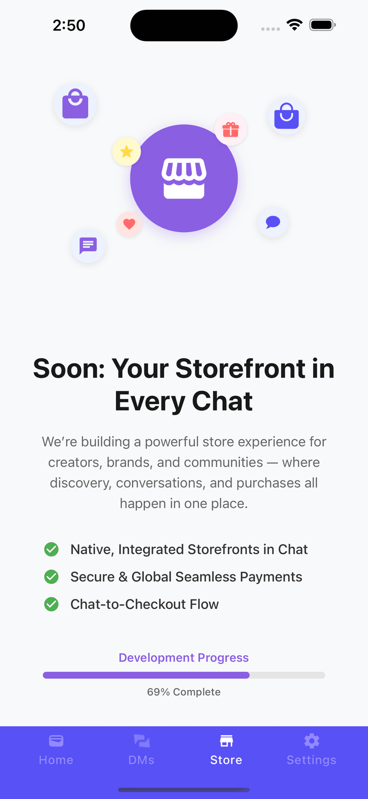 Chatter Store Screenshot